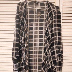 KIMONO - GAUZE PLAID